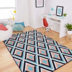 Budget 🛒 Mohawk Home Diamond Stripe Geometric Area Rug 👏