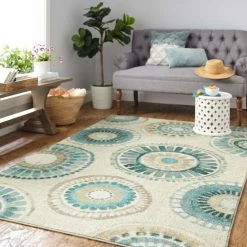 Discount 🤩 Mohawk Home Crete Transitional Geometric Medallion Area Rug Grey 🎁 -Mohawk Home shop unnamed file 4602