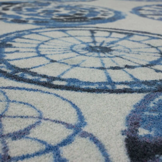 Brand new โญ Mohawk Home Navy Bohemian Circle Medallion Area Rug ๐ 6 Brand new โญ Mohawk Home Navy Bohemian Circle Medallion Area Rug ๐ - Image 6