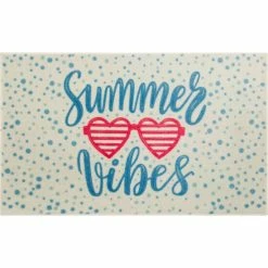 New ✔️ Mohawk Home ☀️ Summer Vibes Blue Mat 🥰