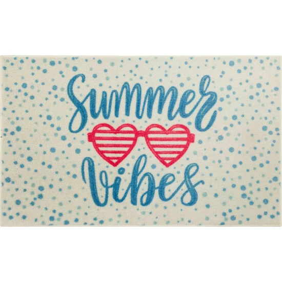 New ✔️ Mohawk Home ☀️ Summer Vibes Blue Mat 🥰 1 New ✔️ Mohawk Home ☀️ Summer Vibes Blue Mat 🥰