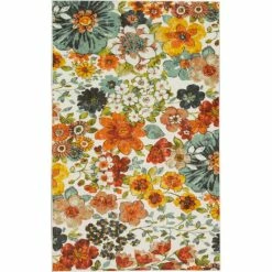 Best deal ⭐ Mohawk Home Floral Blossoms Area Rug Multi 💯 -Mohawk Home shop unnamed file 474