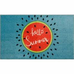 Top 10 ✔️ Mohawk Home Hello 🌞 Summer Aqua Mat Blue ⌛