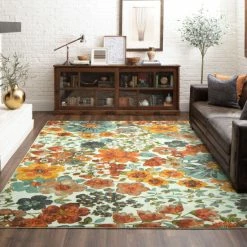 Best deal ⭐ Mohawk Home Floral Blossoms Area Rug Multi 💯 -Mohawk Home shop unnamed file 475