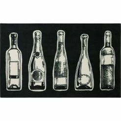 Brand new 😀 Mohawk Home Colorless Bottles Kitchen Mat Scatter Accent Rug 🔥