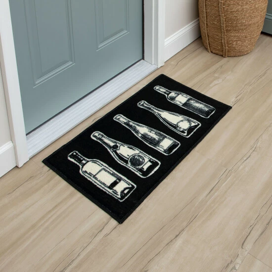 Brand new ๐ Mohawk Home Colorless Bottles Kitchen Mat Scatter Accent Rug ๐ฅ 2 Brand new ๐ Mohawk Home Colorless Bottles Kitchen Mat Scatter Accent Rug ๐ฅ - Image 2