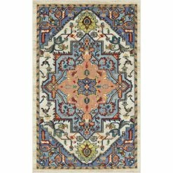 New 🔔 Mohawk Home Selene Medallion Area Rug Multi 😍
