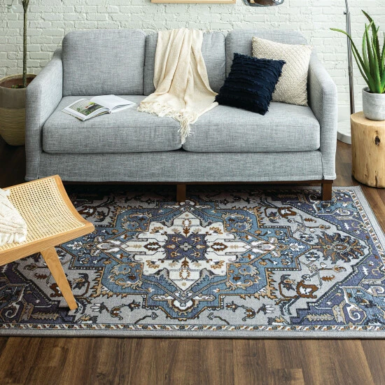 New ๐ Mohawk Home Selene Medallion Area Rug Multi ๐ 2 New ๐ Mohawk Home Selene Medallion Area Rug Multi ๐ - Image 2