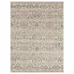 New 🛒 Mohawk Home Hancock Ornamental Area Rug Grey ✨ -Mohawk Home shop unnamed file 509