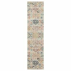 New 🛒 Mohawk Home Hancock Ornamental Area Rug Grey ✨ -Mohawk Home shop unnamed file 510