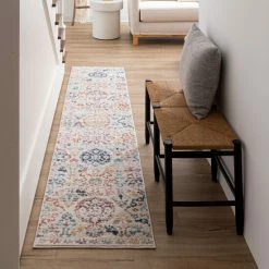 New 🛒 Mohawk Home Hancock Ornamental Area Rug Grey ✨ -Mohawk Home shop unnamed file 511