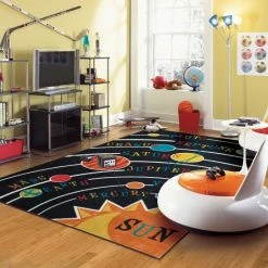 Wholesale 🛒 Mohawk Home Solar System Kids Playroom Educational Area Rug 😀