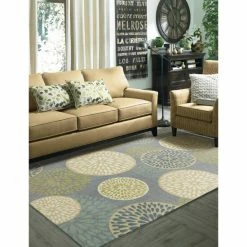 Cheap 🌟 Mohawk Home Foliage Friends Floral Medallion Area Rug Blue/cream 😀 -Mohawk Home shop unnamed file 560