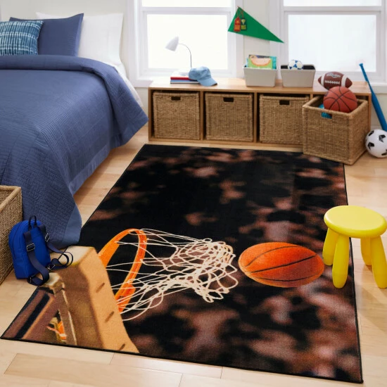 Best Pirce ๐ฅฐ Mohawk Home ๐ Basketball Hoop Sports Area Rug Orange/black/white โ 1 Best Pirce ๐ฅฐ Mohawk Home ๐ Basketball Hoop Sports Area Rug Orange/black/white โ