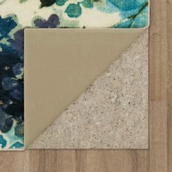 Coupon 🤩 Mohawk Home Hydrangea Blooms Floral Area Rug Blue/green 😍 -Mohawk Home shop unnamed file 632