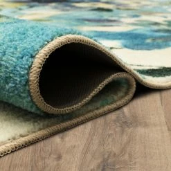 Coupon 🤩 Mohawk Home Hydrangea Blooms Floral Area Rug Blue/green 😍 -Mohawk Home shop unnamed file 635