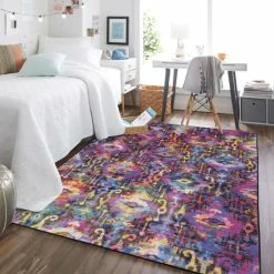 Flash Sale 💯 Mohawk Home Arimo Abstract Ornamental Area Rug Lime Green ✔️