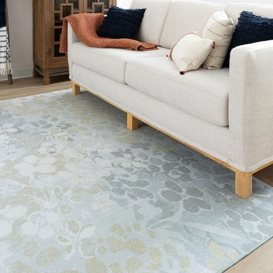 Deals 🧨 Mohawk Home Stamped Floral Abstract Area Rug Natural 🤩 2 Deals 🧨 Mohawk Home Stamped Floral Abstract Area Rug Natural 🤩 - Image 2