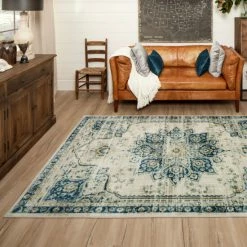 Flash Sale 😀 Mohawk Home Empearal Distressed Medallion Area Rug Red 🥰 -Mohawk Home shop unnamed file 726