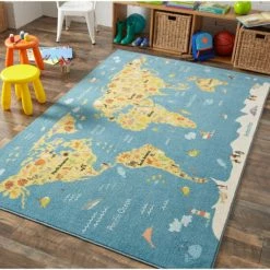 Discount 😀 Mohawk Home Animal Map Kids Area Rug 🥰