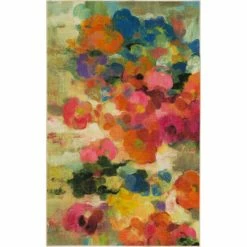 Discount ✨ Mohawk Home Blurred Blossoms Abstract Floral Area Rug 💯 -Mohawk Home shop unnamed file 76