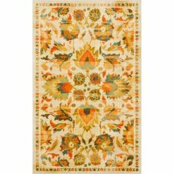 Buy 💯 Mohawk Home Pallava Floral Ornamental Area Rug Spice 👍 -Mohawk Home shop unnamed file 804