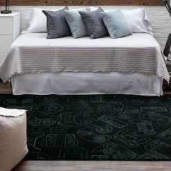 Mohawk Home shop 4 Deals 😉 Mohawk Home In Control Gamer Area Rug Grey ✨