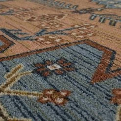Best deal ⭐ Mohawk Home Harrow Den Southwestern Ornamental Area Rug Blue 😍 -Mohawk Home shop unnamed file 837