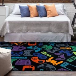 Deals 😉 Mohawk Home In Control Gamer Area Rug Grey ✨ -Mohawk Home shop unnamed file 84