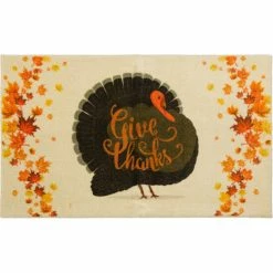 New 🧨 Mohawk Home Give Thanks Turkey Cream Area Rug Ivory Cream 🤩