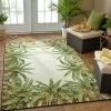 Best reviews of ❤️ Mohawk Home Tropical Verde Palm Border Area Rug 🌟