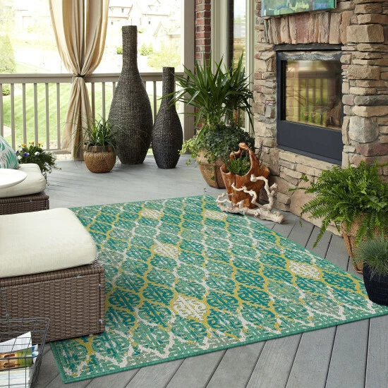 Deals ๐ Mohawk Home Indoor/Outdoor Geneva IKat Patio Area Rug Light Grey ๐ฅ 3 Deals ๐ Mohawk Home Indoor/Outdoor Geneva IKat Patio Area Rug Light Grey ๐ฅ - Image 3