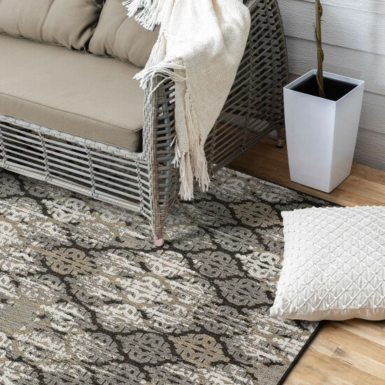 Deals ๐ Mohawk Home Indoor/Outdoor Geneva IKat Patio Area Rug Light Grey ๐ฅ 6 Deals ๐ Mohawk Home Indoor/Outdoor Geneva IKat Patio Area Rug Light Grey ๐ฅ - Image 6
