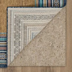 New 💯 Mohawk Home Indoor/Outdoor Cannon Stripe Border Patio Area Rug Dark Grey 😍 -Mohawk Home shop unnamed file 968