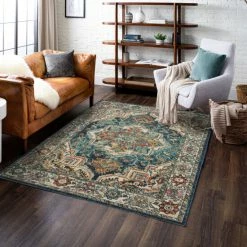 Cheap 💯 Mohawk Home Dellen Traditional Medallion Area Rug 🧨 -Mohawk Home shop unnamed file 978