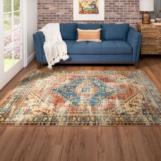 Cheapest ๐ Mohawk Home Apeley Distressed Medallion Area Rug Navy ๐ 1 Cheapest ๐ Mohawk Home Apeley Distressed Medallion Area Rug Navy ๐